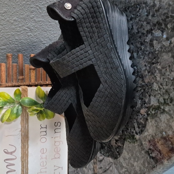 Bernie MEV New York Basket Weave Wedge Shoes Size Womens EU 40/US 9 - Picture 3 of 7